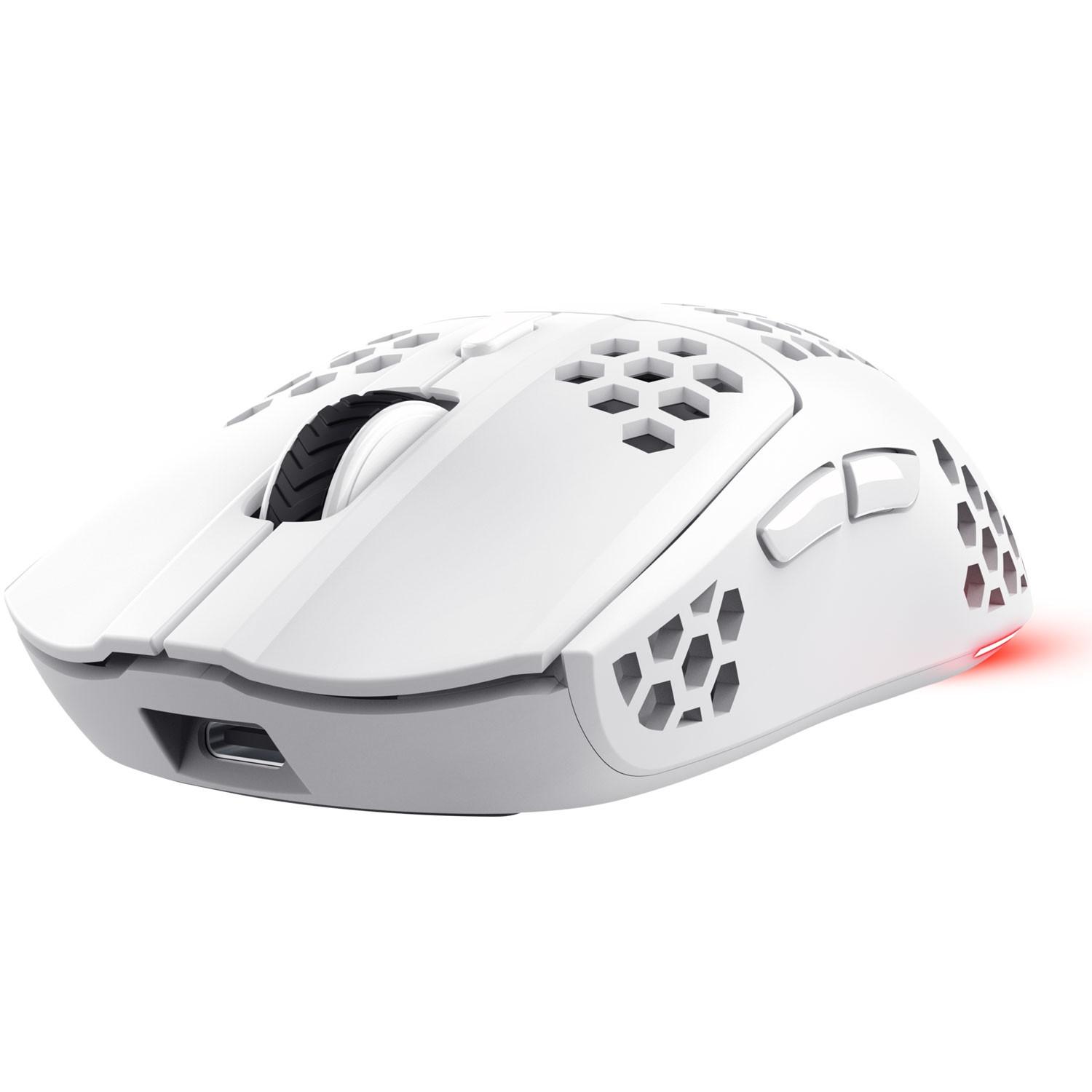 Trust  GXT 929W Helox Kabellose, leichte Gaming-Maus, Weiß 
