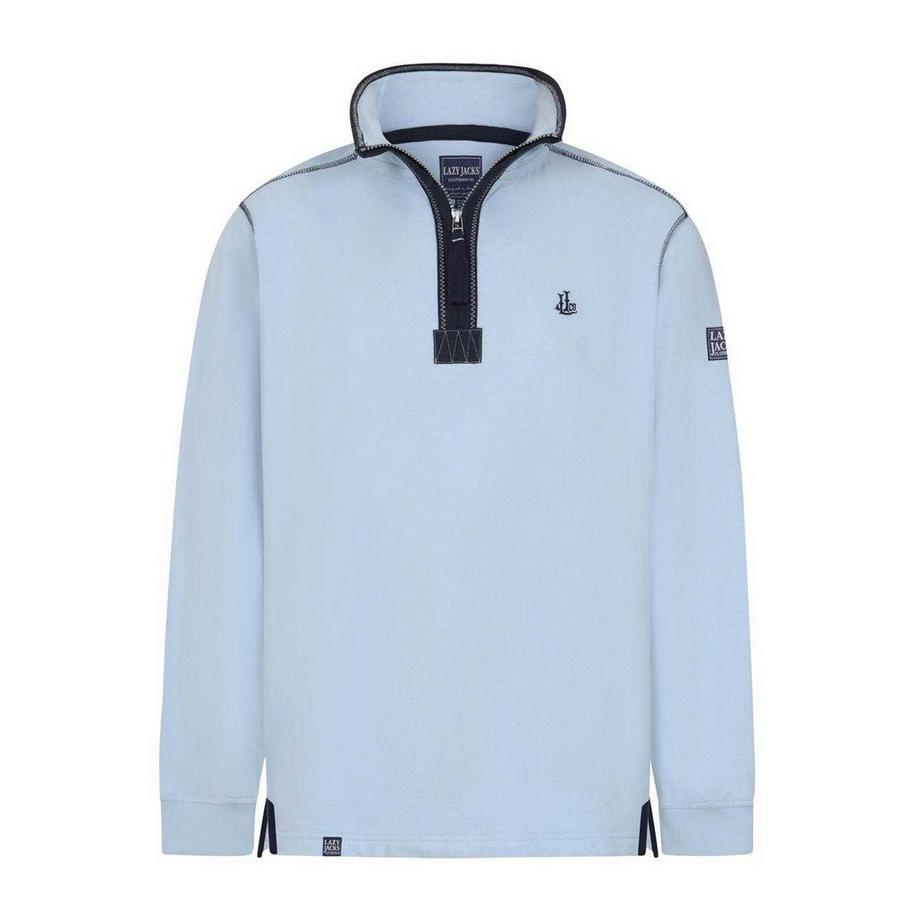Sweatshirt  ,  mit kurzem Reißverschluss