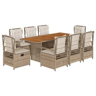 VidaXL Garten essgruppe poly-rattan  