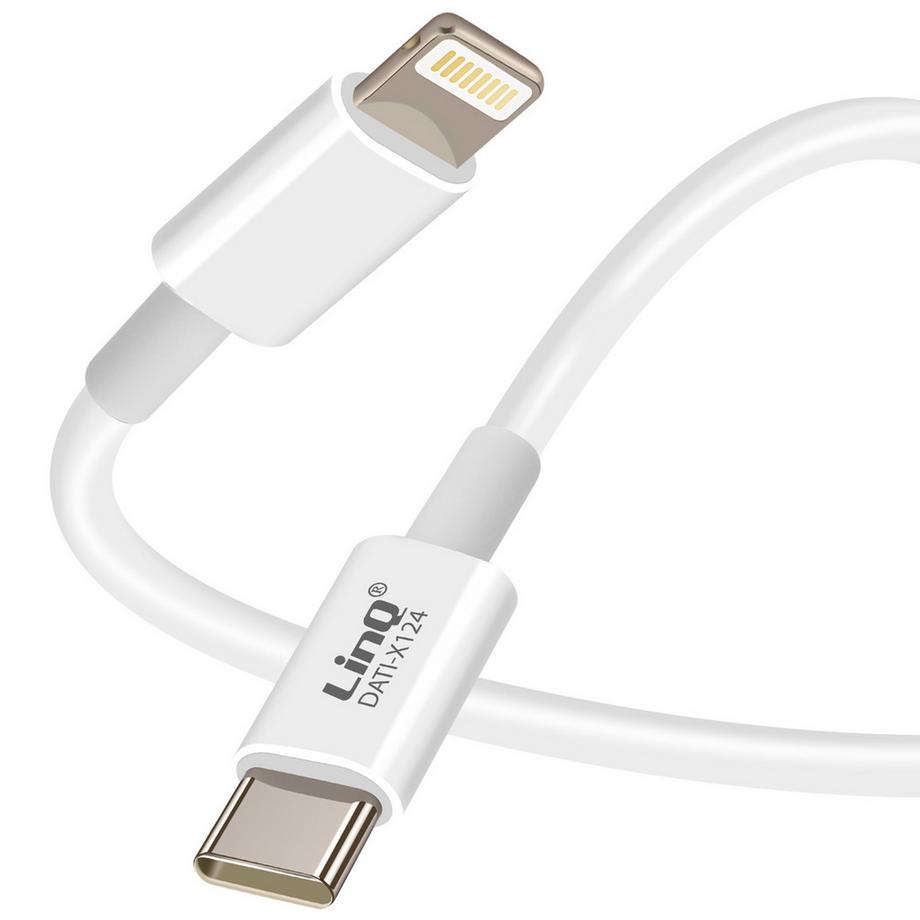 Avizar  USB-C / Lightning Kabel LinQ, Weiß 
