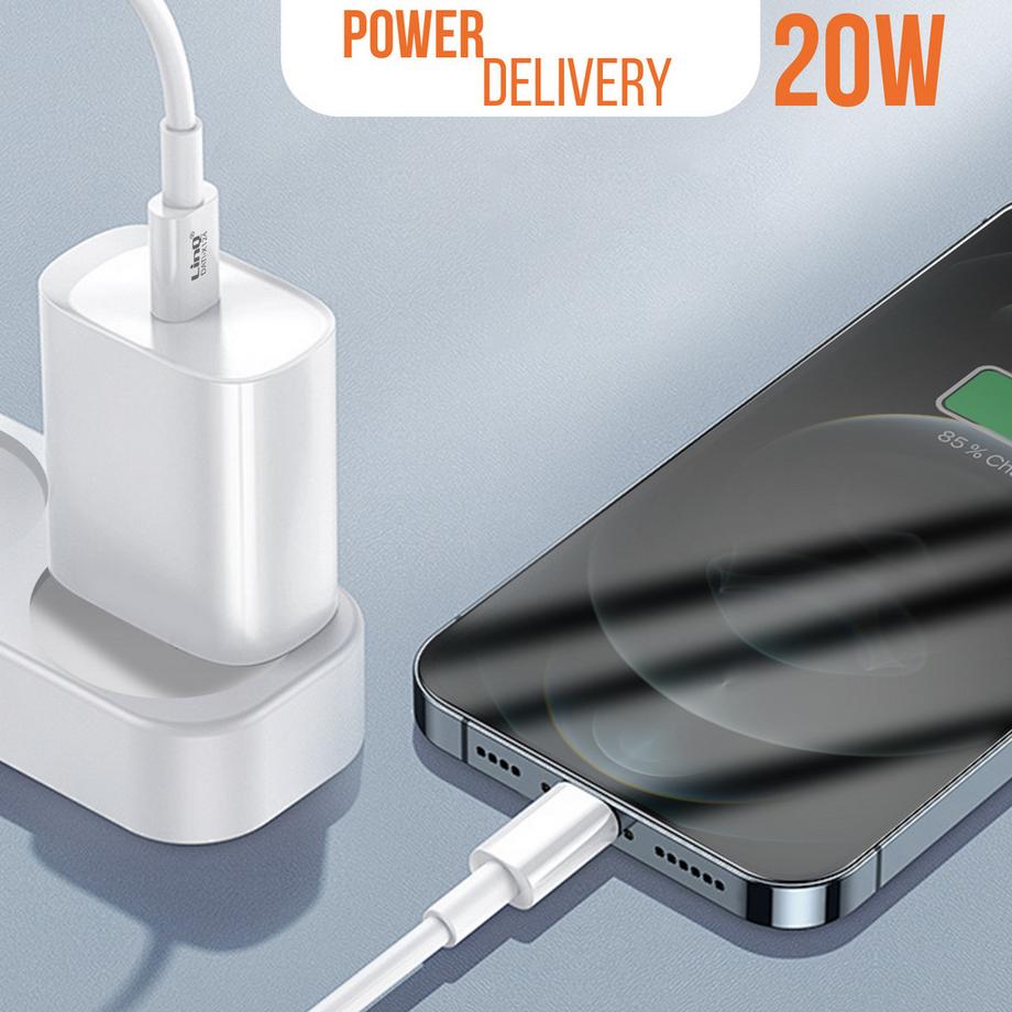 Avizar  USB-C / Lightning Kabel LinQ, Weiß 