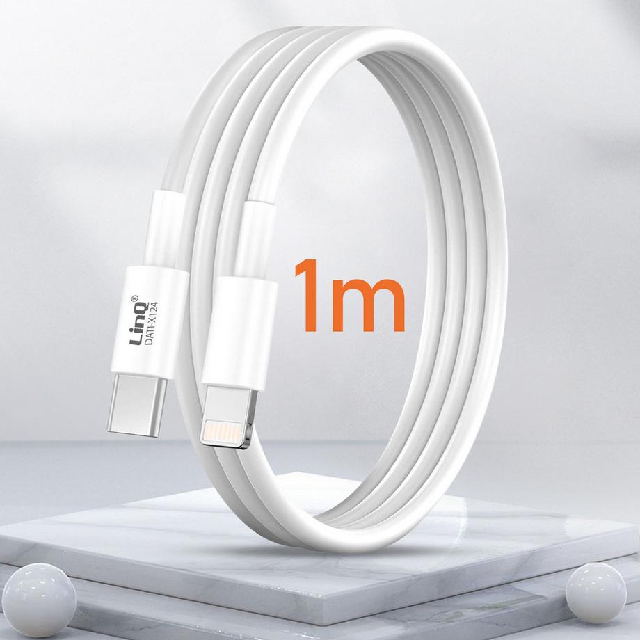Avizar  USB-C / Lightning Kabel LinQ, Weiß 