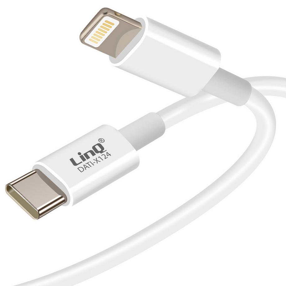 USB-C / Lightning Kabel LinQ, Weiß