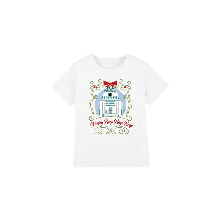 STAR WARS  Merry Beep Boop Beep TShirt  weihnachtliches Design 