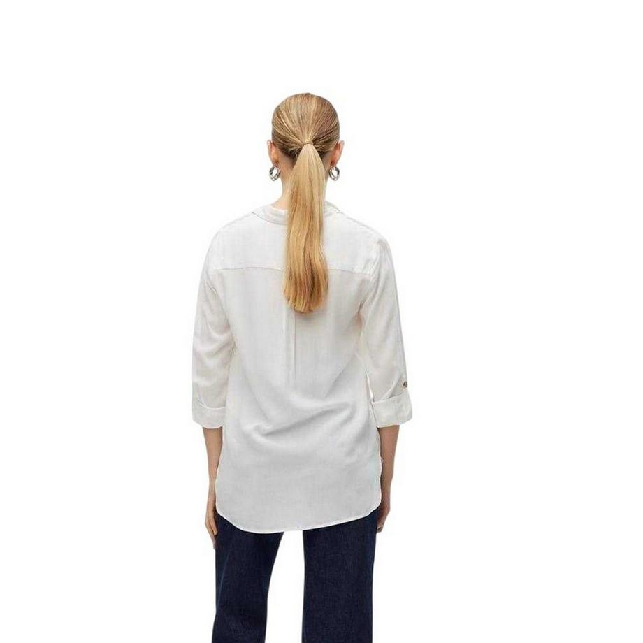VERO MODA Hemd Regulär Krempelärmel  