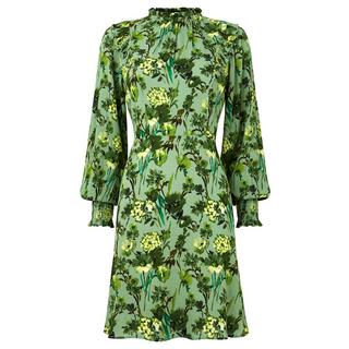 Joe Browns  Robe Col Montant Florale et Volantée 