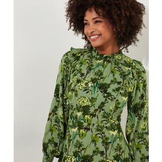 Joe Browns  Hochgeschlossenes Kleid mit Rüschenblumen 