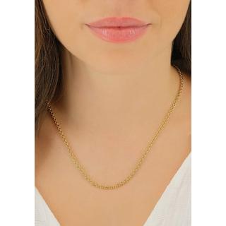 MUAU Schmuck  Collier Rundanker Gelbgold 750, 3.1mm, 50cm 