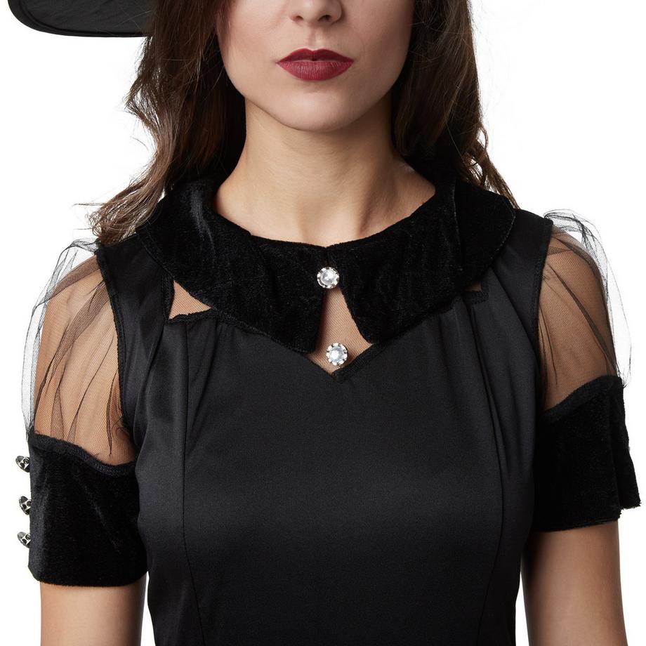 Tectake  Frauenkostüm Schwarze Hexe Tarantella 