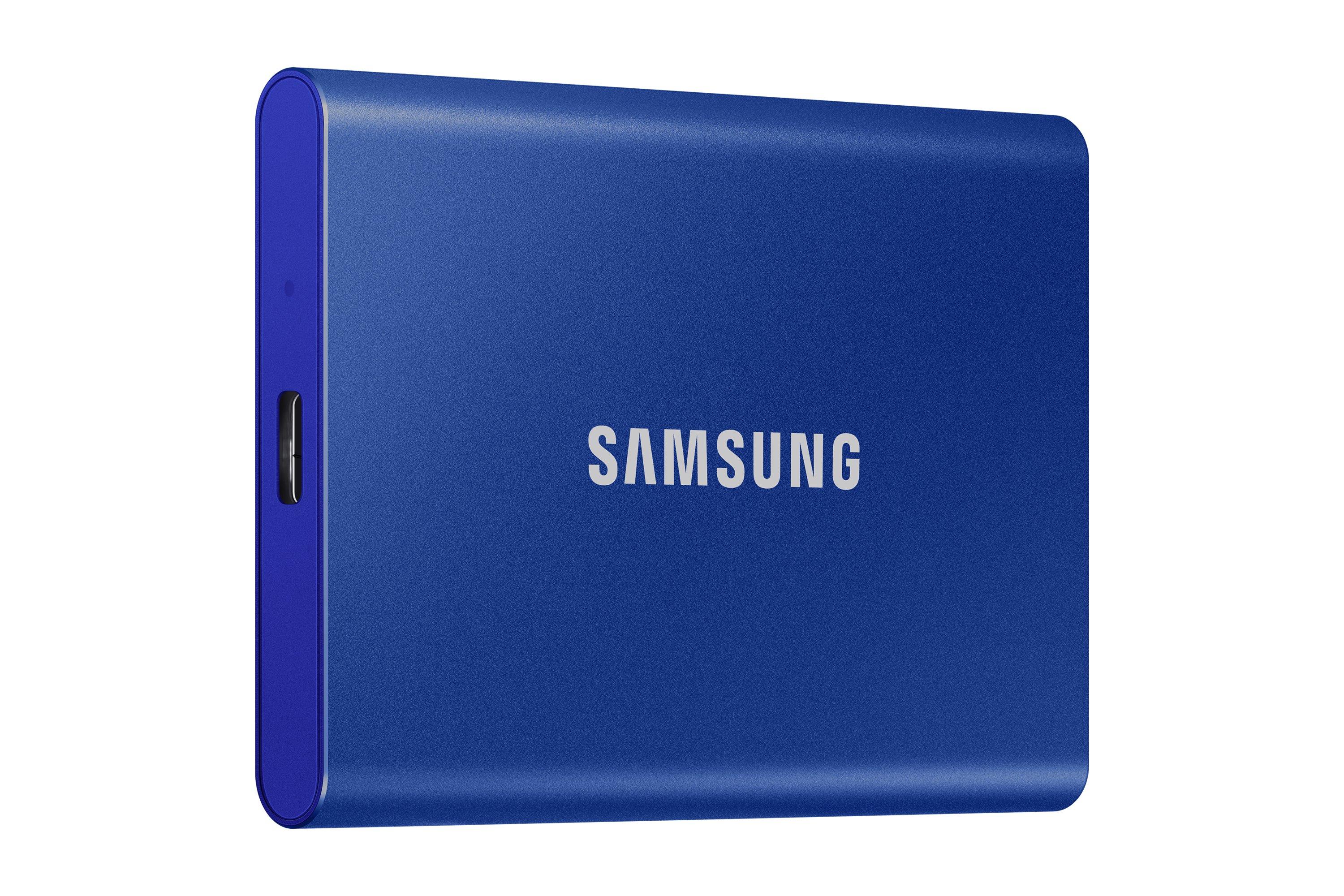 SAMSUNG  Portable SSD T7 1000 GB Blau 