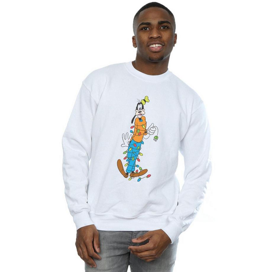 Disney Goofy Weihnachtsbeleuchtung Sweatshirt  