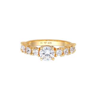 Elli  Bague Elli Ring Zirkonia Verlobung Eternity 925 Silber 