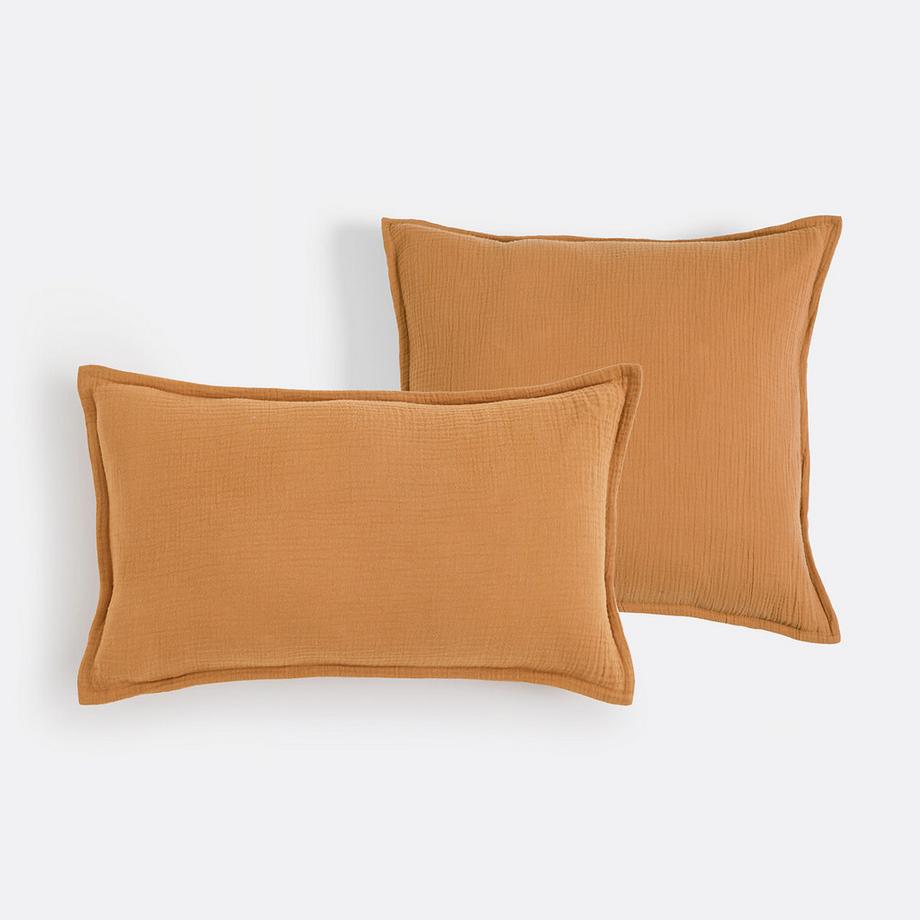 La Redoute Intérieurs Housse de coussin gaze de coton  