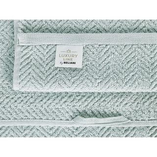 Beliani Lot de 2 serviettes en Coton MITIARO  