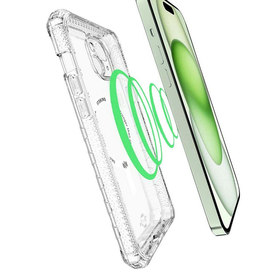 ITSKINS  Hülle Supreme R Clear MagSafe iPhone 15 
