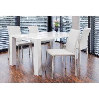 mutoni Tavolo da pranzo 180x90x76 cm bianco  