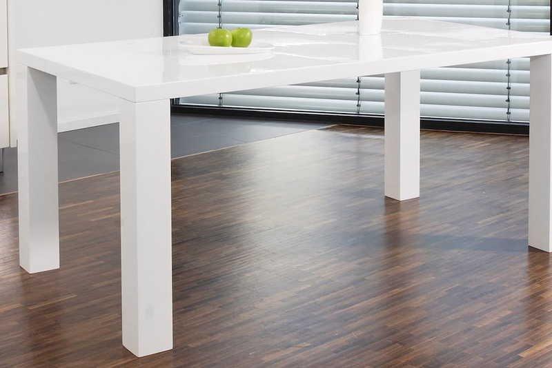 mutoni Tavolo da pranzo 180x90x76 cm bianco  