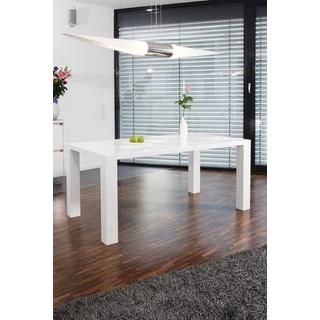 mutoni Tavolo da pranzo 180x90x76 cm bianco  