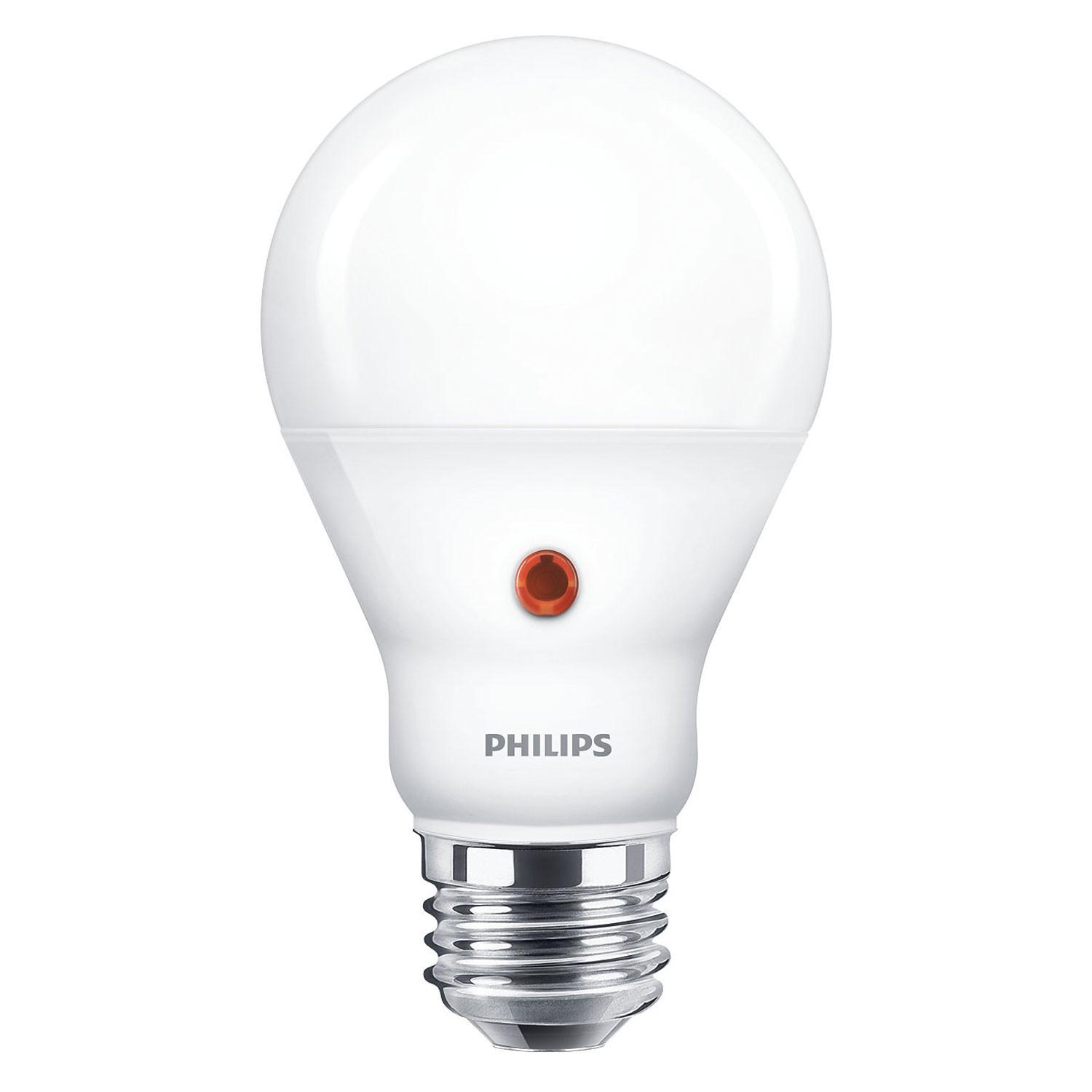 PHILIPS LED E27 Normal 60W Capteur crépusculaire 806lm  