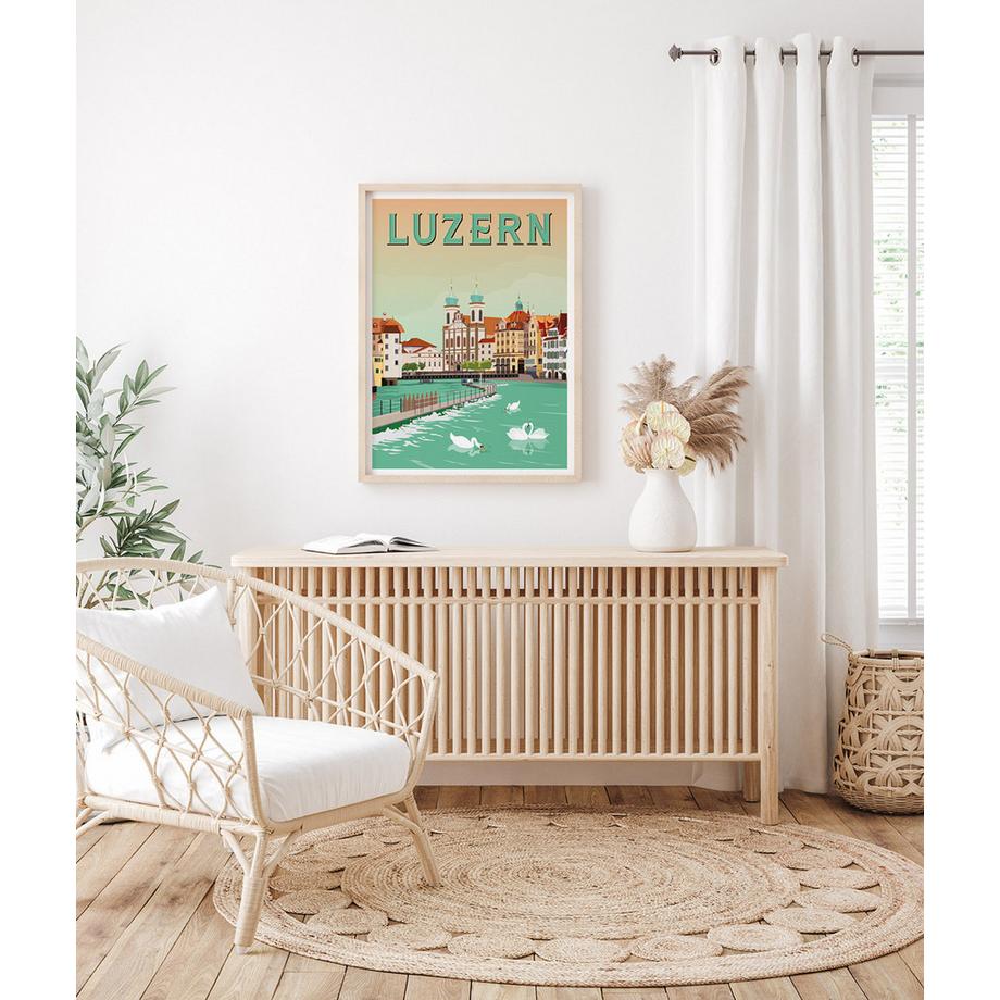 La-Jonx Lucerne, La Reuss - Poster  