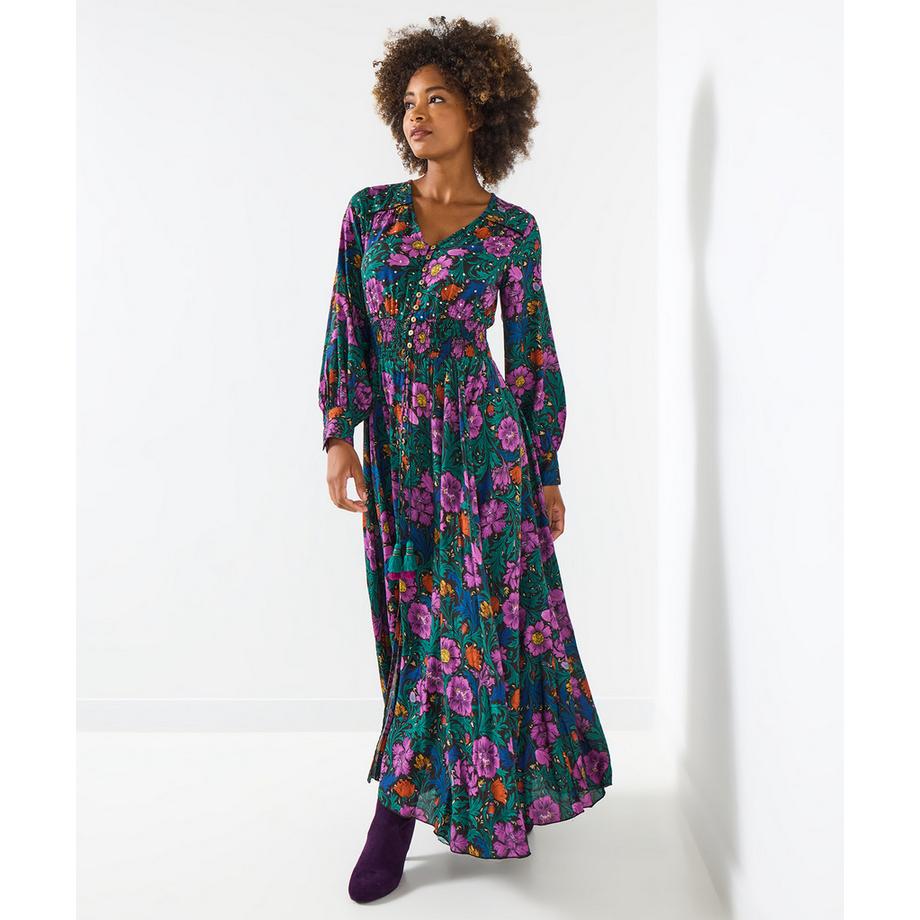 Joe Browns Boho Vintage Blumenmuster Maxikleid  
