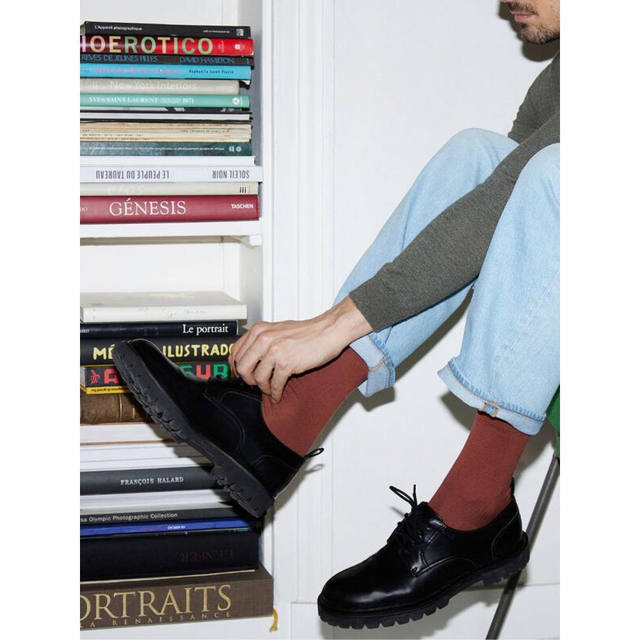 BLEU FORET Baumwolle Kaschmir Socken  