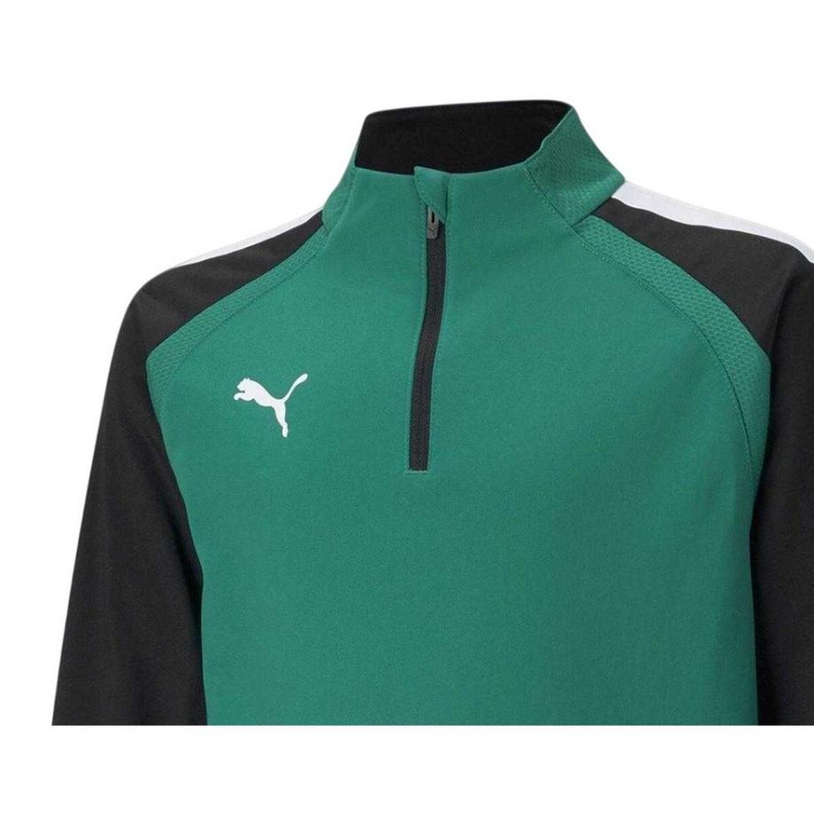 PUMA  Teamliga Fleeceoberteil, Mit Kurzem Reißverschluss 