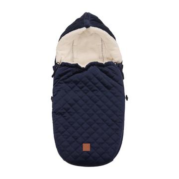 Babyschalen Fusssack Velvet Hoody navy