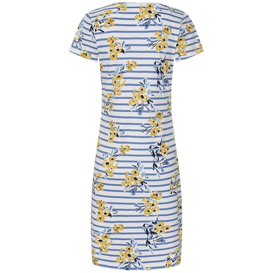 Lazy Jacks T-Shirt Kleid Blumen Streifen Muster  