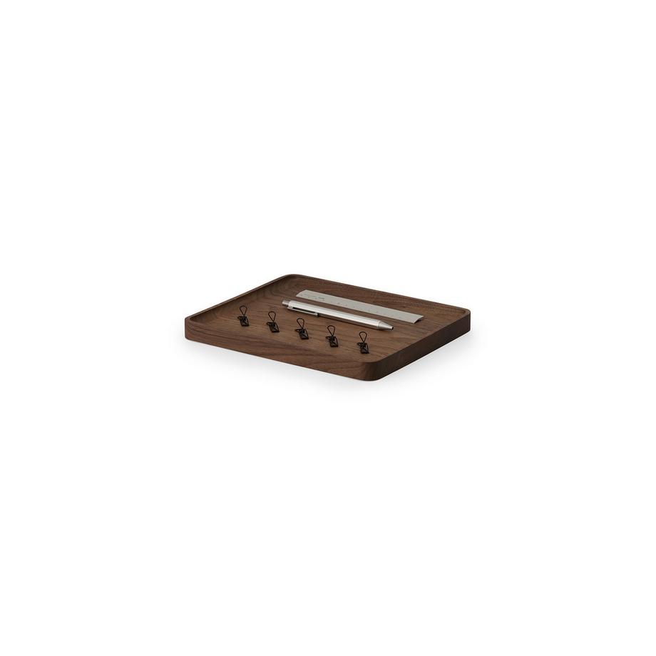 Oakywood Catchall Tray - Plateau en bois - Organisateur de bureau 20x24x2cm, 420g  