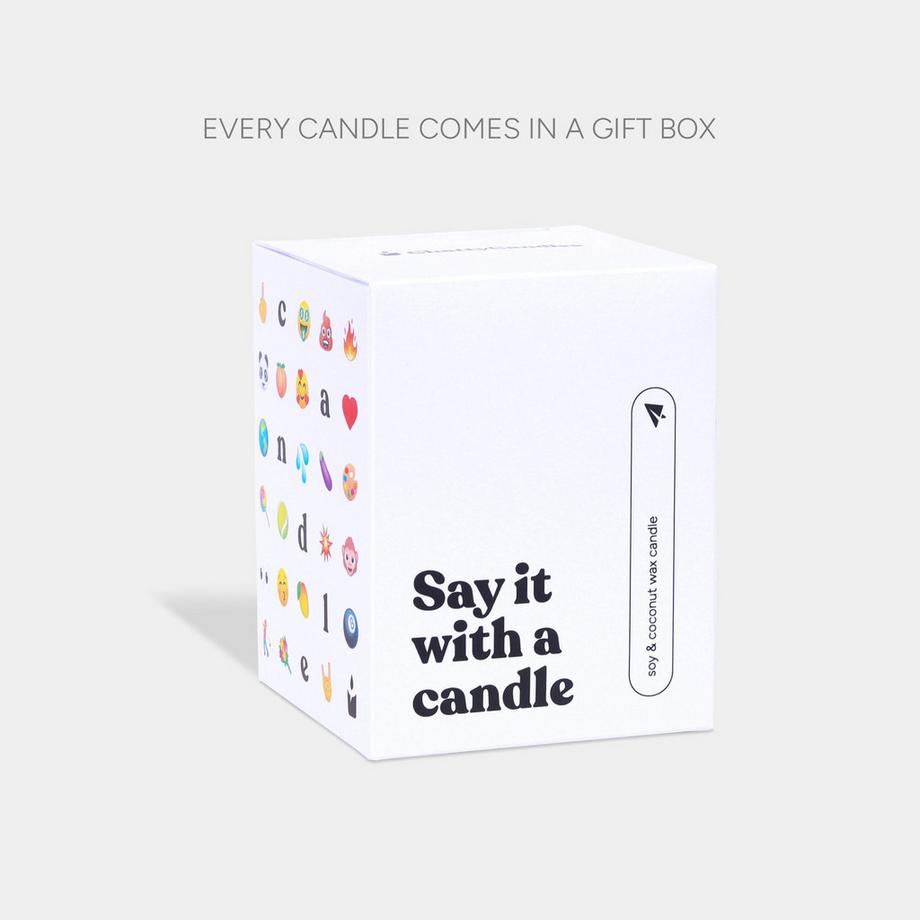 CandleHand Duftkerze Flowery Happy Valentine's Day from the best decision you ever made  