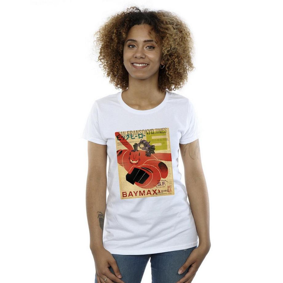 Disney Big Hero 6 Baymax San Fransokyo Times T-Shirt  