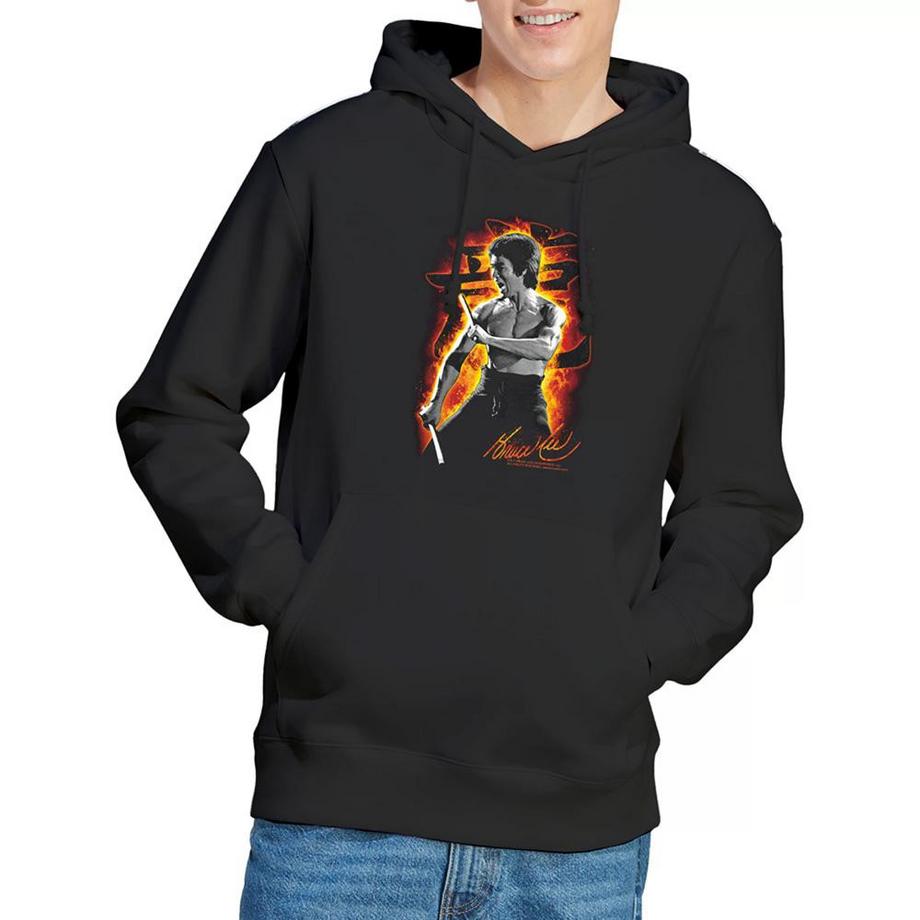 Bruce Lee Sweat À Capuche Dragon Fire  