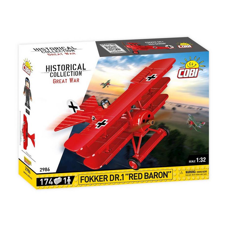 Cobi  Historical Collection Fokker Dr.I Red Baron (2986) 