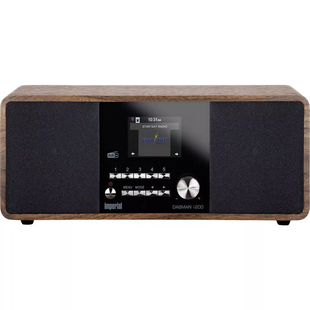 Imperial - DABMAN i200 Internet Tischradio DAB+, UKW, Internet AUX, USB, DLNA, Multicolor