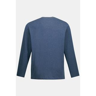 JP1880  Maglia basic a maniche lunghe blue denim 