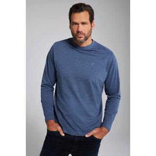 JP1880  Maglia basic a maniche lunghe blue denim 