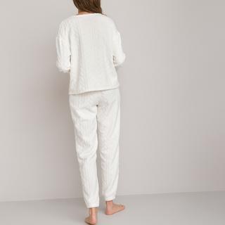 SO'HOME Pyjama Polaire Effet Torsades  