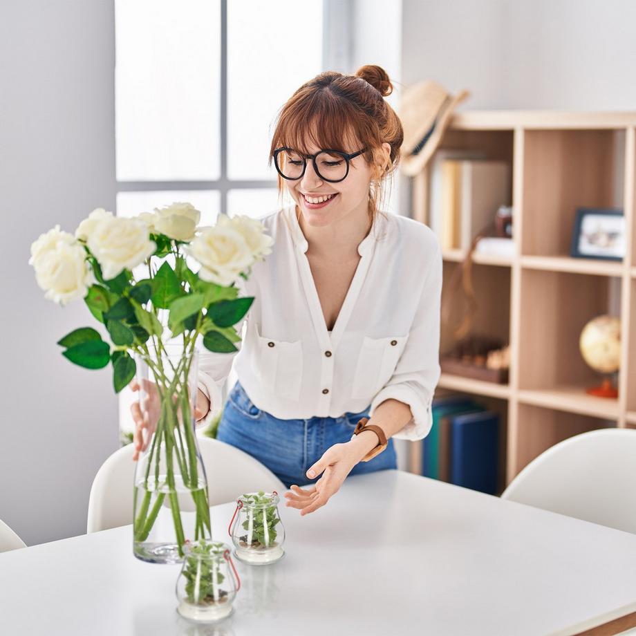 B2X  Transparentes Windlicht 12er Set 