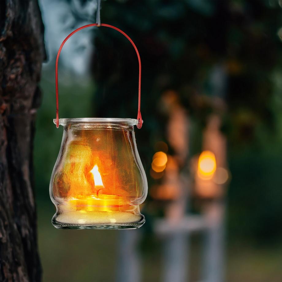 B2X  Transparentes Windlicht 12er Set 