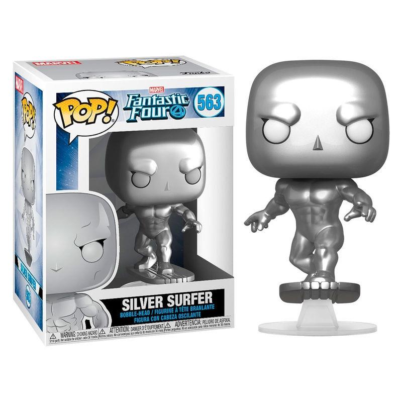 Funko  Figurine POP Marvel Fantastic Four Silver Surfer 