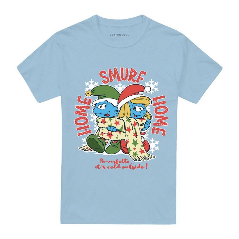 T-ShirtNoël Home Smurf Home