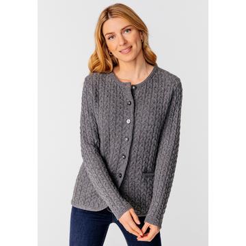 Cardigan 80% laine d'agneau.