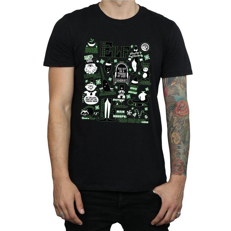 Elf Movie Main Food Groups T-Shirt  