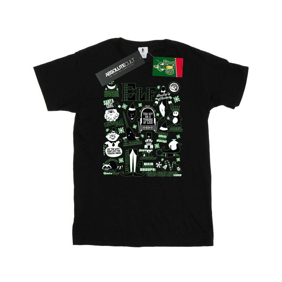 Elf Movie Main Food Groups T-Shirt  