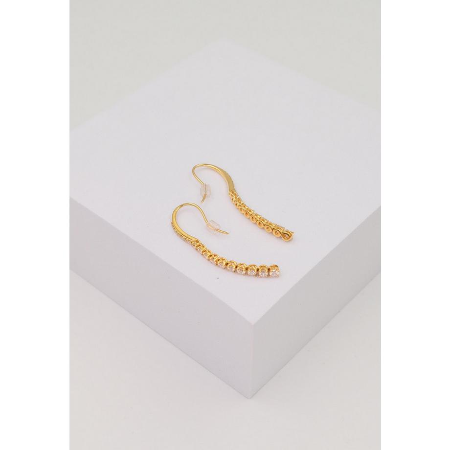 MUAU Schmuck  Diamantohrhänger Gelbgold 750 Brillanten 1.17ct. 42mm 