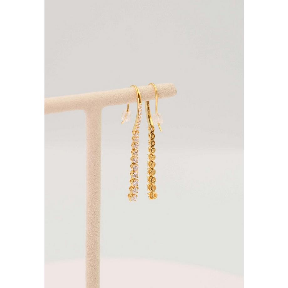 MUAU Schmuck  Diamantohrhänger Gelbgold 750 Brillanten 1.17ct. 42mm 