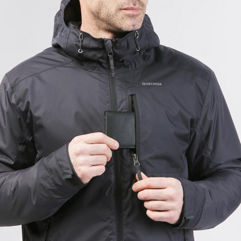 QUECHUA SH500 Veste de Randonnée Hiver Imperméable  