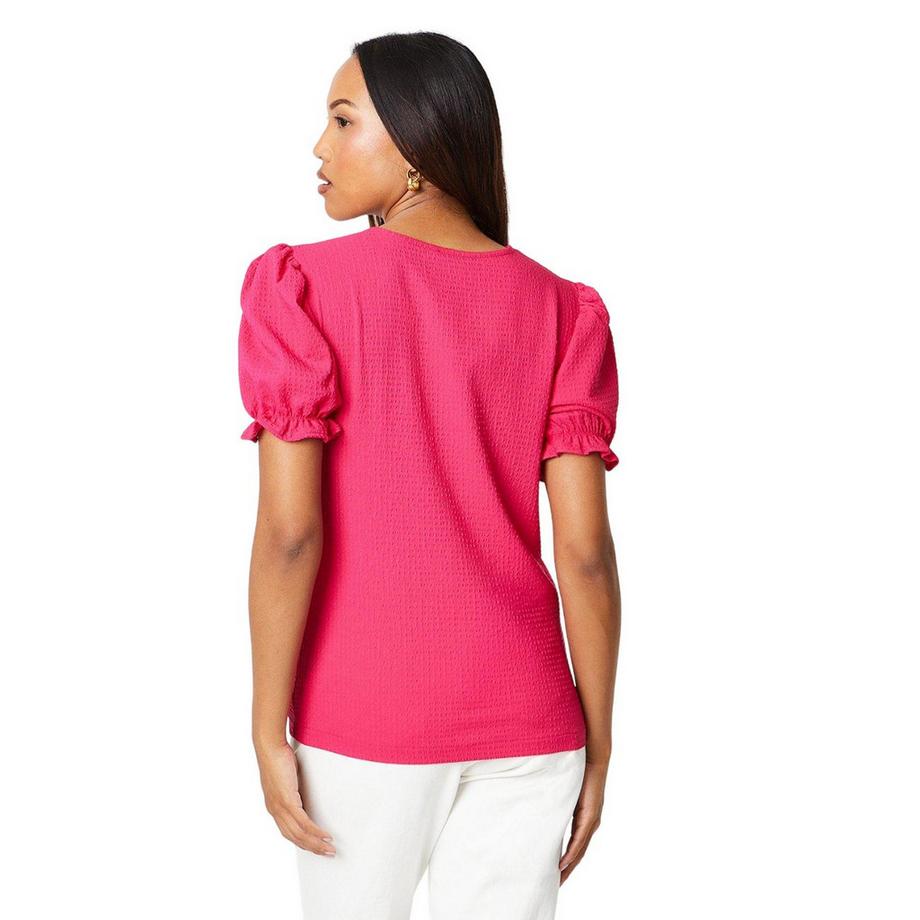 Principles T-Shirt mit Rüschenmanschette  