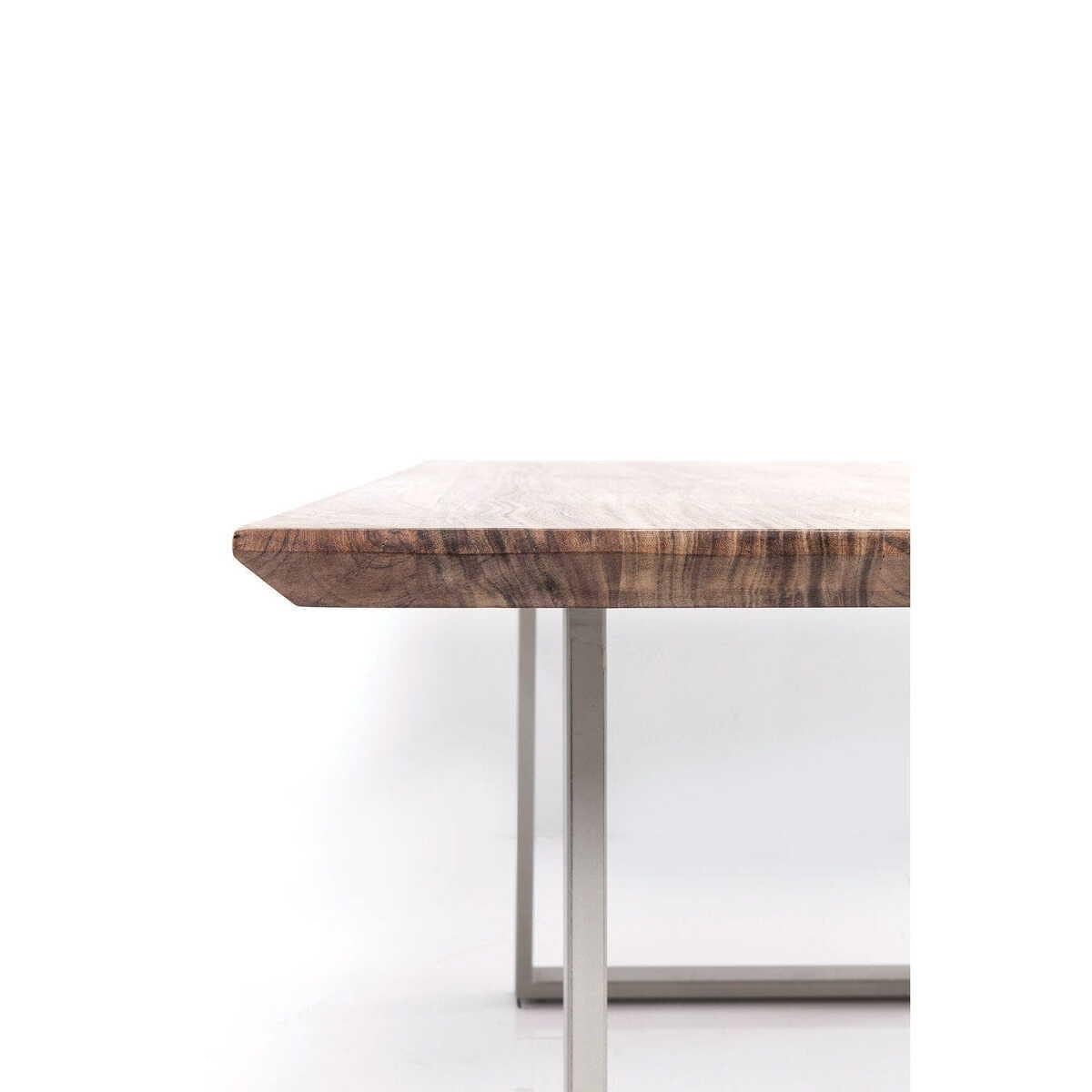 KARE Design Table Symphony acier brut 160x80cm  